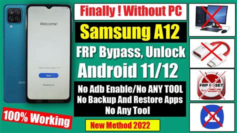 bypassking12|Samsung A12 Frp Bypass Without Pc .
